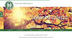 Desktop Screenshot of hospiz-verein-regensburg.de